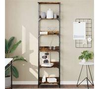 Vidaxl Bibliothèque Chêne Sonoma 50x33x188,5 Cm Bois D'ingénierie Multicolore