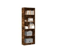 vidaXL Bibliothèque Chêne fumé 60×24×176 cm Bois d'ingénierie Marron