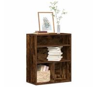 Bibliothèque chêne fumé 60x30x71,5 cm bois d'ingénierie vidaXL