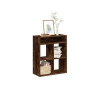vidaXL Bibliothèque chêne fumé 66 x 31 x 80 cm bois d'ingénierie Marron