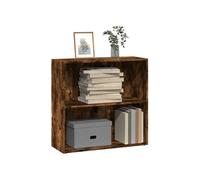 vidaXL Bibliothèque Chêne fumé 80x30x77 cm Bois d'ingénierie Marron