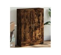 Vidaxl Bibliothèque Chêne Fumé 82,5x30,5x115 Cm Bois D'ingénierie Multicolore