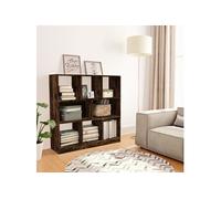 Bibliothèque Chêne fumé 97,5x29,5x100 cm Bois d'ingénierie826378