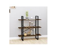 Bibliothèque Chêne marron 100x30x105 cm Bois d'ingénierie821323