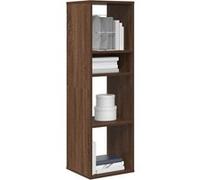 vidaXL Bibliothèque chêne marron en bois d'ingénierie 34x31x112 cm