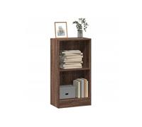 Bibliothèque chêne marron 40x24x76 cm bois d ingénierie