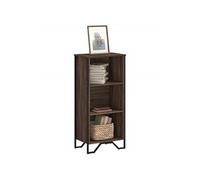 vidaXL Bibliothèque marron imitation chêne 50x31x106 cm Matériau dérivé du bois