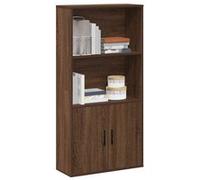 vidaXL Bibliothèque chêne marron 60×24×120 cm en bois d'ingénierie – 860424