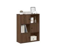 vidaXL Bibliothèque chêne marron – bois d'ingénierie – 60 x 24 x 76,5 cm