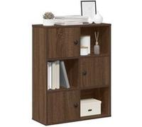 vidaXL Bibliothèque chêne marron 60x24x76,5 cm bois d'ingénierie