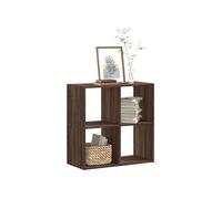vidaXL Bibliothèque Chêne marron 68,5x32x68,5 cm Bois d'ingénierie Multicolore