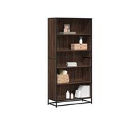 Bibliothèque chêne marron 80,5x35x170,5 cm bois d ingénierie