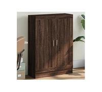vidaXL Bibliothèque chêne marron 82,5x30,5x115 cm bois d'ingénierie833788 Marron G