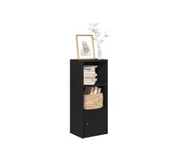 vidaXL Bibliothèque chêne noir 31x24x77 cm Bois d'ingénierie, étagère à livres