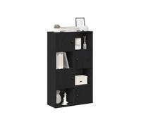 vidaXL Bibliothèque chêne noir 60x24x101,5 cm en bois d'ingénierie – étagère à livres
