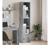 vidaXL Bibliothèque 40x36x189 cm – gris béton – bois d'ingénierie