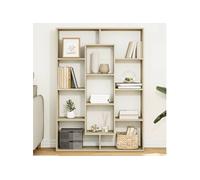 Bibliothèque chêne sonoma 102x29x143 cm bois d ingénierie