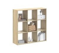 vidaXL Bibliothèque chêne Sonoma 102x32x102 cm Bois d'ingénierie