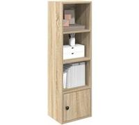 Vidaxl Bibliothèque Chêne Sonoma 31x24x102 Cm Bois D'ingénierie Marron