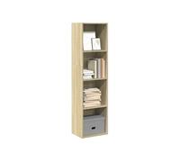vidaXL Bibliothèque chêne Sonoma 40x30x152 cm, bois d'ingénierie