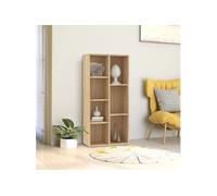 VidaXL Bibliothèque Chêne Sonoma 50x25x106 cm Aggloméré