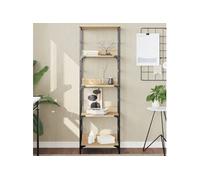 vidaXL Bibliothèque chêne Sonoma 50x33x153 cm bois d'ingénierie Marron