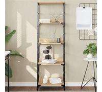 vidaXL Bibliothèque chêne Sonoma 50x33x153 cm bois d'ingénierie Marron
