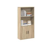 Bibliothèque chêne sonoma 60x24x120 cm bois d ingénierie