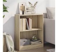 Bibliothèque Chêne sonoma 60x24x76 cm Bois d ingénierie Brun G