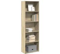 vidaXL Bibliothèque Sonoma chêne 60x30x189 cm, bois d'ingénierie