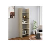 Bibliothèque Chêne sonoma 60x35x180 cm Bois d'ingénierie