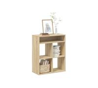 Bibliothèque chêne sonoma 66x31x80 cm bois d ingénierie