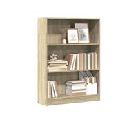 vidaXL Bibliothèque chêne Sonoma 80×24×109 cm Bois d'ingénierie