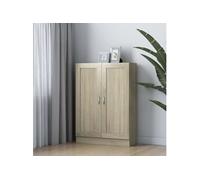 Bibliothèque Chêne Sonoma 82,5x30,5x115 Cm Aggloméré - Vidaxl Marron