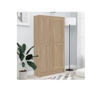 vidaXL Bibliothèque Chêne sonoma 82,5x30,5x150 cm Aggloméré