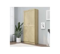 Bibliothèque Chêne sonoma 82,5x30,5x185,5 cm Bois d ingénierie Chêne sonoma G