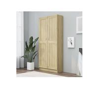 Bibliothèque Chêne sonoma 82,5x30,5x185,5 cm Bois d ingénierie Chêne sonoma G