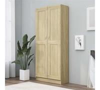 Bibliothèque Sonoma Gris 82,5x30,5x185,5 cm Bois d'Ingénierie Étagère vidaXL