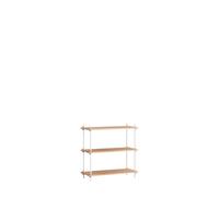 Bibliothèque Classique en Chêne/ Blanc