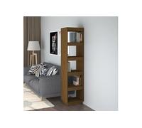 Bibliothèque/Cloison Marron miel 40x35x167 cm Pin solide810857