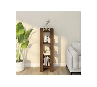 vidaXL Bibliothèque/Cloison Marron miel 41x35x125 cm Bois massif813867 Brun G