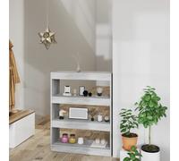 Bibliothèque/Séparateur de pièce sonoma gris bois d'ingénierie813618