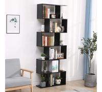 Bibliothèque colonne à 6 étagères design moderne chambre et bureau Calli Ardesia