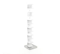 Bibliothèque colonne Ptolomeo 160 12x12cm/base stainless steel polished 35x35cm