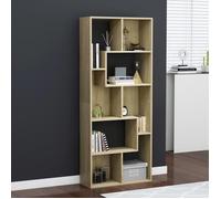 Bibliothèque Contemporaine en Aggloméré Chêne Sonoma VidaXL - 67x24x161 cm