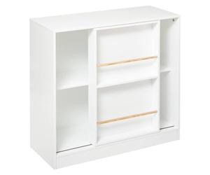 Bibliothèque Coulissante Blanche Atmosphera