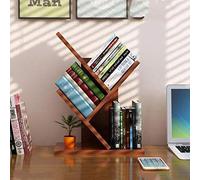 Bibliothèque créative en bois multicouche en forme d'arbre pour livres, serre-livres de bureau, accessoires de bureau, fournitures de bureau, étagères à livres