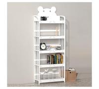 Bibliothèque créative en fer forgé, étagère de rangement décorative au sol, gain de place, pour chambre à coucher, salon, bureau