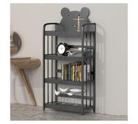 Bibliothèque créative en fer forgé, étagère de rangement décorative au sol, gain de place, pour chambre à coucher, salon, bureau