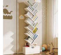 Bibliothèque créative en forme d'arbre pour chambre à coucher et salon Solution de rangement unique pour la maison et le bureau Design arbre décoratif Économie d'espace